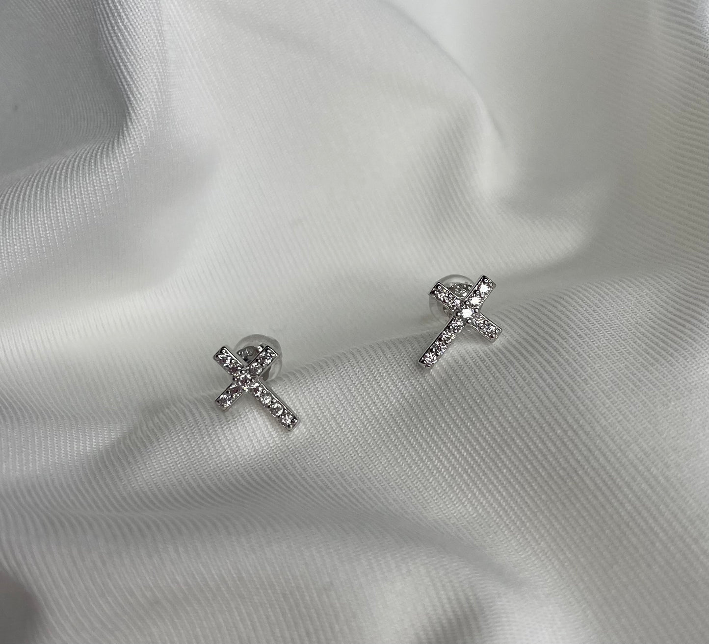 Cross earrings