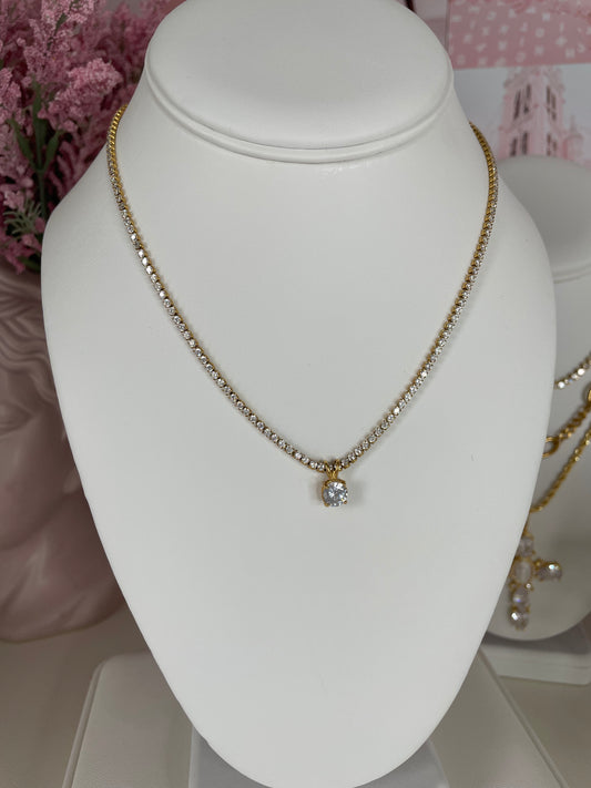 CHAMPAGNE TOAST NECKLACE